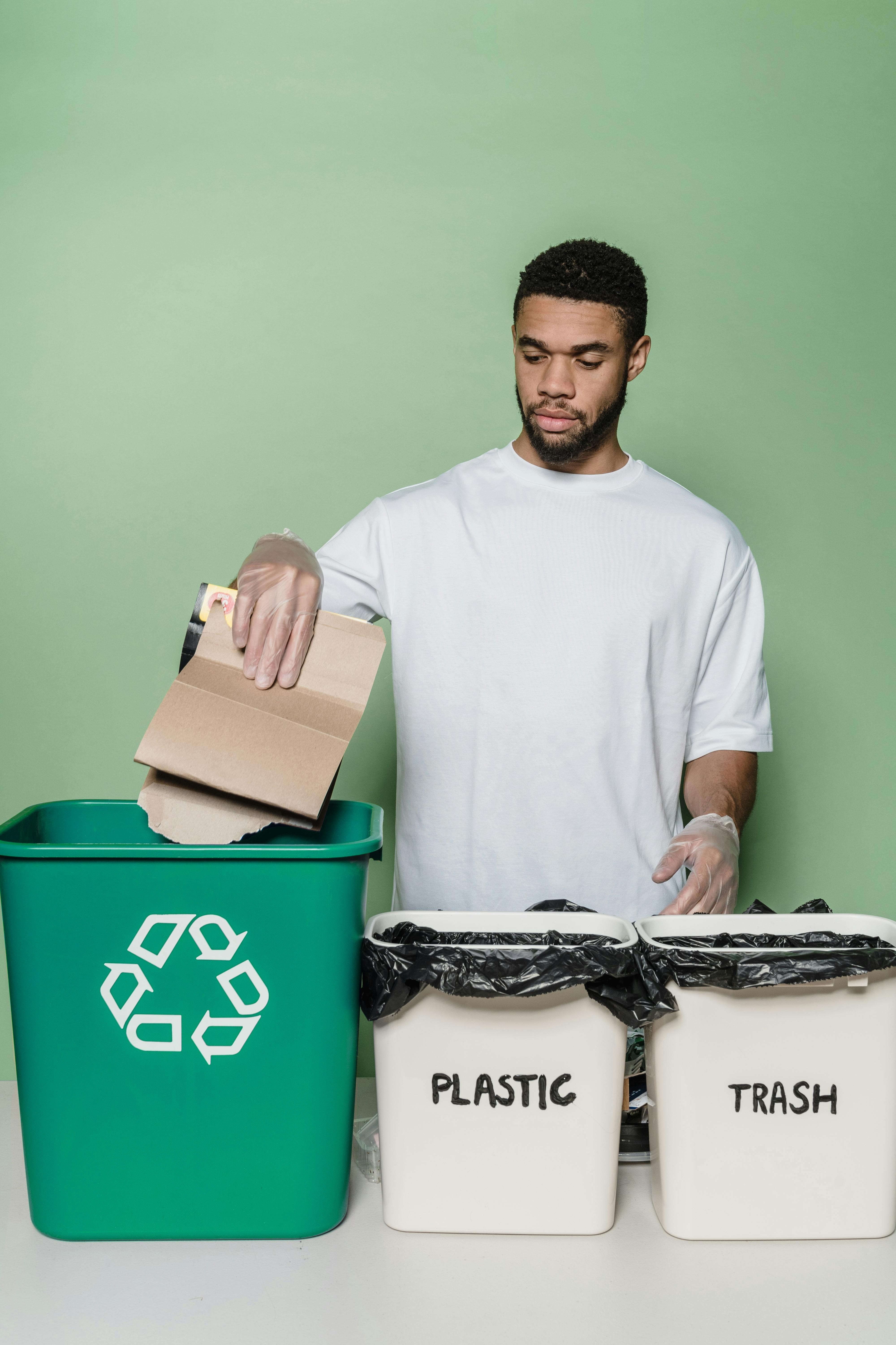 Modern trash bins for home